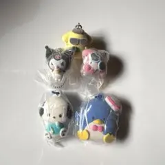 サンリオ　フロッキーマスコットスイング　マイメロ　クロミ　ポムポムプリン　5点