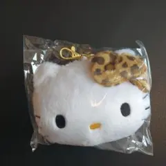 ハローキティ (ヒョウ柄シリーズ)フェイスパスケース ブラウン