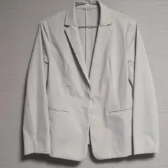 COMME CA ISM　ライトグレー シングルボタン ビジネスジャケット