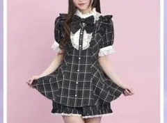 シークレット Secrethoney セットアップ チェッククロ 半袖