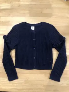 GAP ネイビー フリル袖 カーディガン 5years お受験 通塾