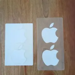 Apple ロゴ ステッカー 4枚セット（２シート）