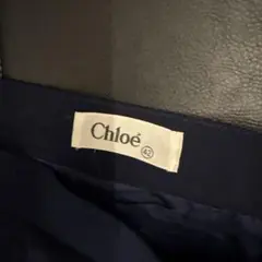 Chloe クロエ ネイビー スカート サイズ42 小さめなのでエムよりですのサムネイル