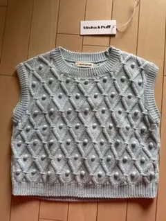 お値下げ‼️ 美品　misha&puff ベスト Misha&Puff ミーシャアンドパフ / Ulla Top / Periwinkle