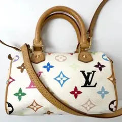 ルイヴィトン　ミニスピーディ　マルチカラー　2way ハンド　ショルダーバッグ
