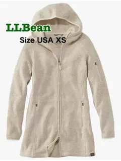 LLBean セーターフリースコート　オフホワイト