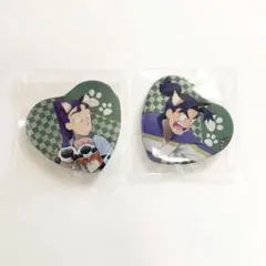 忍たま乱太郎 ナンジャタウン ハート缶バッジコレクション 潮江文次郎　立花仙蔵