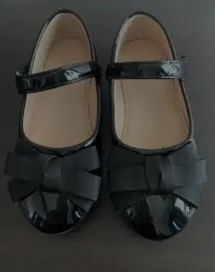 黒リボン付きフォーマルシューズ 16〜17cm