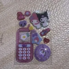 シール　おすそ分け　サンリオ　うるちゅる　平成ハッピーふぉん