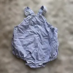 【motherways】ストライプ柄⭐︎ヨット刺繍付きロンパースのサムネイル