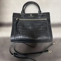 kate spade NEW YORK クロコ型押し 2wayバッグのサムネイル