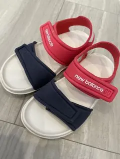 ♡ココ♡様専用！　New Balance キッズサンダル 赤/青　15cm