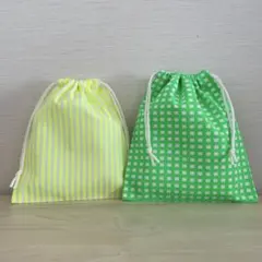 93 コップ袋　２個セット　ハンドメイド