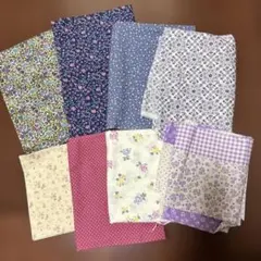 yuwa他　可愛い花柄生地　薄手コットン　アンティークローズ