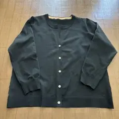 mint breeze 長袖 カーディガン ブラック LLのサムネイル