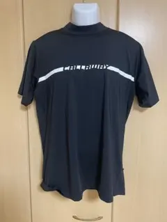 キャロウェイ モックネック 半袖シャツ LL ネイビー ゴルフウェア