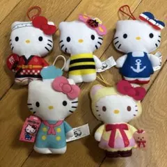 ハローキティ 50周年 ぬいぐるみストラップ 4種セット - メルカリ
