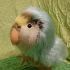 作家さま 梵天セキセイインコのぬいぐるみ バードフィギュア アート