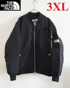 ノースフェイス ボンバージャケット ダウンジャケット ブラック3XL K663E
