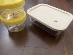 保存容器　タッパー　ガラス耐熱