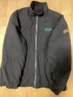 ブラックナイロンジャケット フリースライニング付き