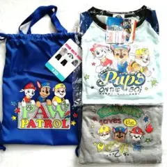 パウ・パトロール　パジャマ　マーシャル　チェイス　ラブル　ハッピーバッグ