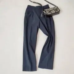 グローバルワーク◇センタープレスパンツ スラックス オフィスカジュアル M