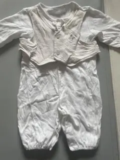 ミッキーマウス刺繍ロンパース　50-70cm