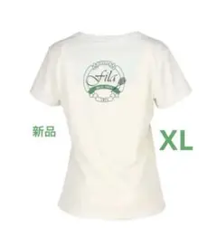 No.293 FILA クラシックプリントTシャツ☆オフホワイト☆