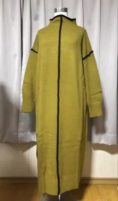 【vis-a-vis/ビザビ】前後2wayライン入りハイネックワンピース