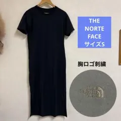 ノースフェイス S ワンピース Tシャツワンピース ブラック 半袖 UVカットのサムネイル