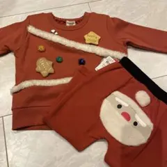 クリスマス　長袖トレーナー　ズボン　90