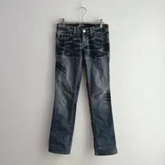 4066【ARMANI EXCHANGE】ダメージデニムパンツ　ジーンズ　P0