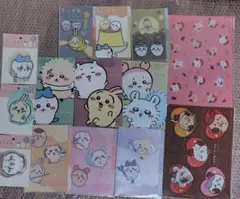 ちいかわ　セリア　キャンドゥ　クリアファイル　ジッパー袋　ガーナ　まとめ売り