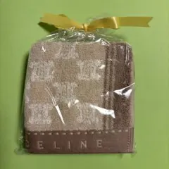 CELINE タオルハンカチ マカダム柄 ブラウンのサムネイル