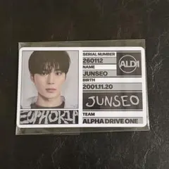 ALPHA DRIVE ONE EUPHORIA ジュンソ　staff pass