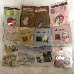 シール　ステッカー　フレークシール　コラージュ　素材　まとめ売り