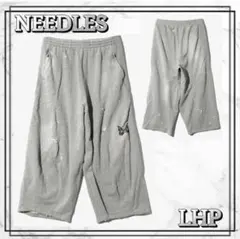 正品 LHP needles 古著刷毛褲 破損感 灰色