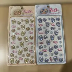 きゅるるぷくぷくキャンディシール　ブルー　ベージュ　2個セット　吉田産業