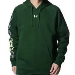 アンダーアーマー UAライバルフリース スタンプト フーディー