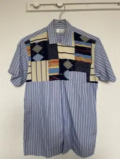COMME des GARÇONS SHIRT パッチワークシャツ XS