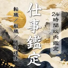 【今すぐ鑑定】仕事・転職・適職・天職・キャリア・運命・未来・霊視鑑定・占い