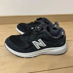 [美品]ニューバランス スニーカー 22cm BOA ネイビー ダイヤル式