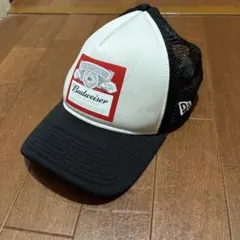 NEW ERA × Budweiser メッシュキャップ ブラック×ホワイト