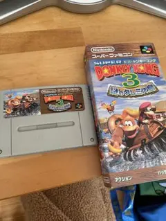 スーパードンキーコング3 任天堂　スーパーファミコン　箱説明書付き　レトロゲーム