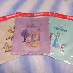 キリンオリジナルディズニーデザイン エコバッグ 3点セット