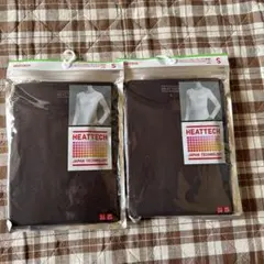 UNIQLO HEATTECH クルーネックT(長袖)Sサイズ 2枚セット