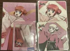 銀魂　春のぶらり旅　コースター　ポストカード　クリアシート　神楽