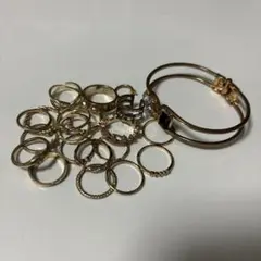 アクセサリー ゴールド リング 金 指輪 バングル ブレスレット Latticeのサムネイル
