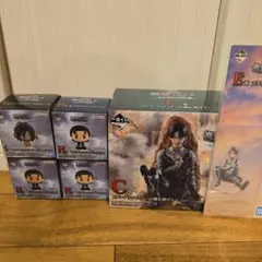 一番くじ 進撃の巨人 それぞれの決意 C賞リヴァイ フィギュア等　６点セット